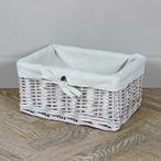 Small White Wicker Baskets