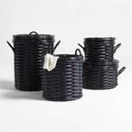 Black Wicker Baskets