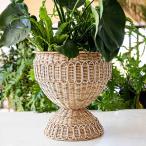 Wicker Urn Planters