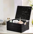 Black Wicker Baskets With Lid