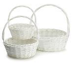 White Wicker Baskets