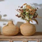 Rattan Vases