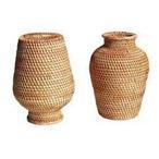 Large Wicker Vases