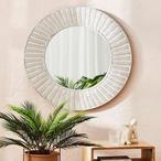 White Wicker Mirrors