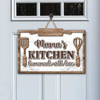 Mom's Kitchen Layer Wood Signs