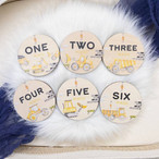 Construction Nursery Layer Wood Signs