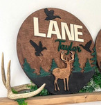 Woodland Nursery Wood Signs