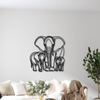 Elephant Family Wall Signs