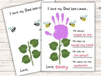 Dad Handprint Canvas