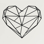Geometric Metal Art Signs