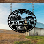 Established Metal Signs