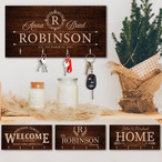Housewarming Wooden Key Holder