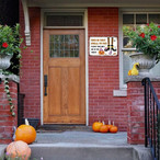 Trick Or Treat Metal Signs