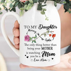 Mom And Daughter Ceramic Flower Vase