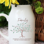 Family Tree Ceramic Flower Vase
