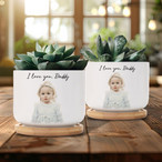 Grandpa Custom Ceramic Plant Pot
