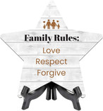 Family Rule Layer Wood Signs