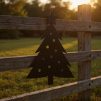 Christmas Tree Metal Signs