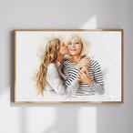 Mom And Daughter Canvas