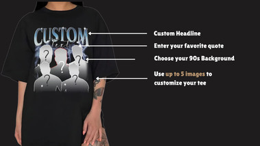 create your own vintage bootleg t-shirt