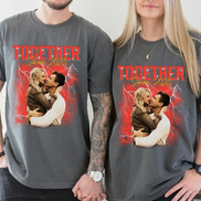 matching couple better together vintage tee