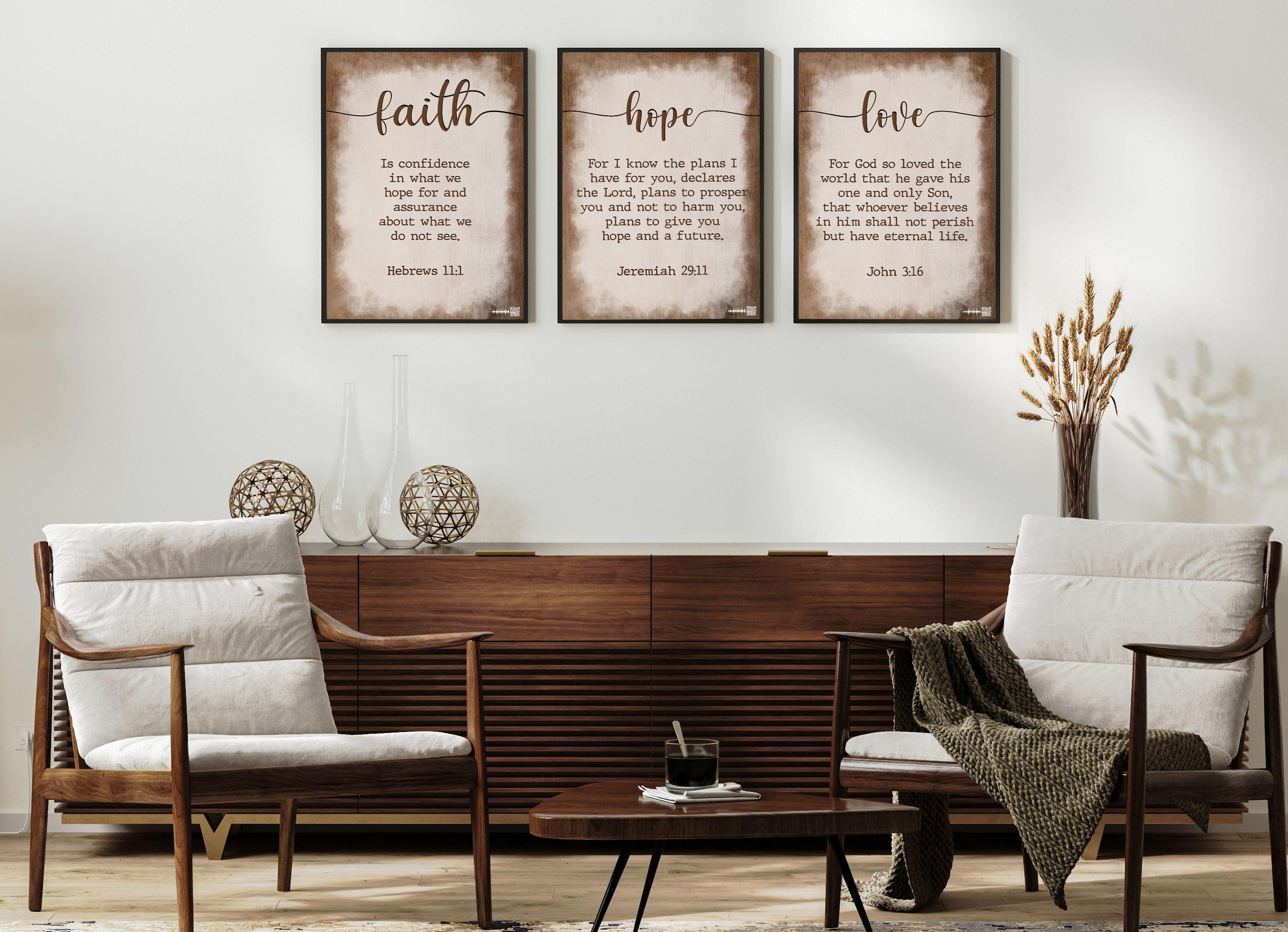 Decor living room sapce with canvas from Family Wall Decor