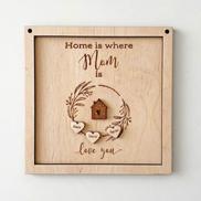 Wooden Family Sign