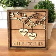 Heartfelt Tree Wall Decor Wood Sign 