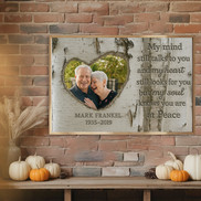 In Loving of Memorial Husband Canvas