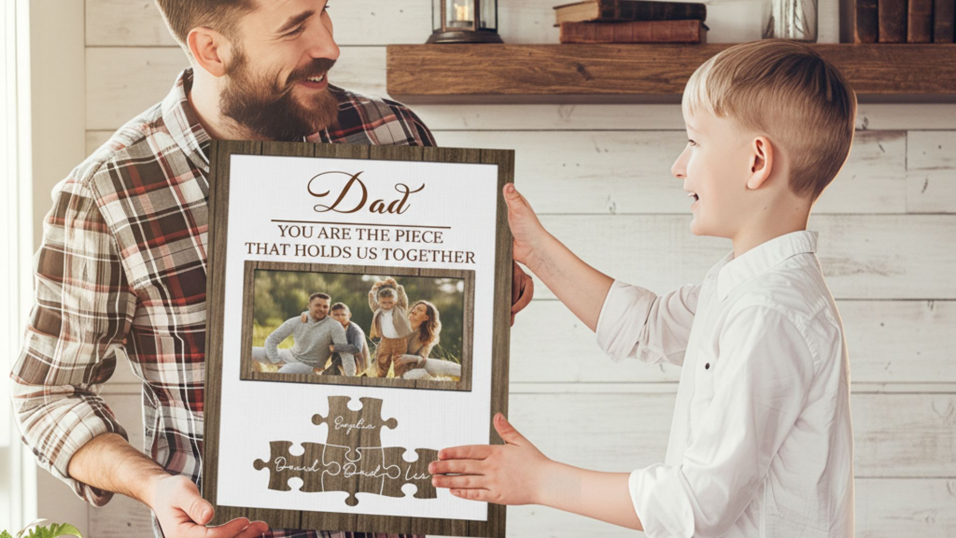 Canvas wall decor for family