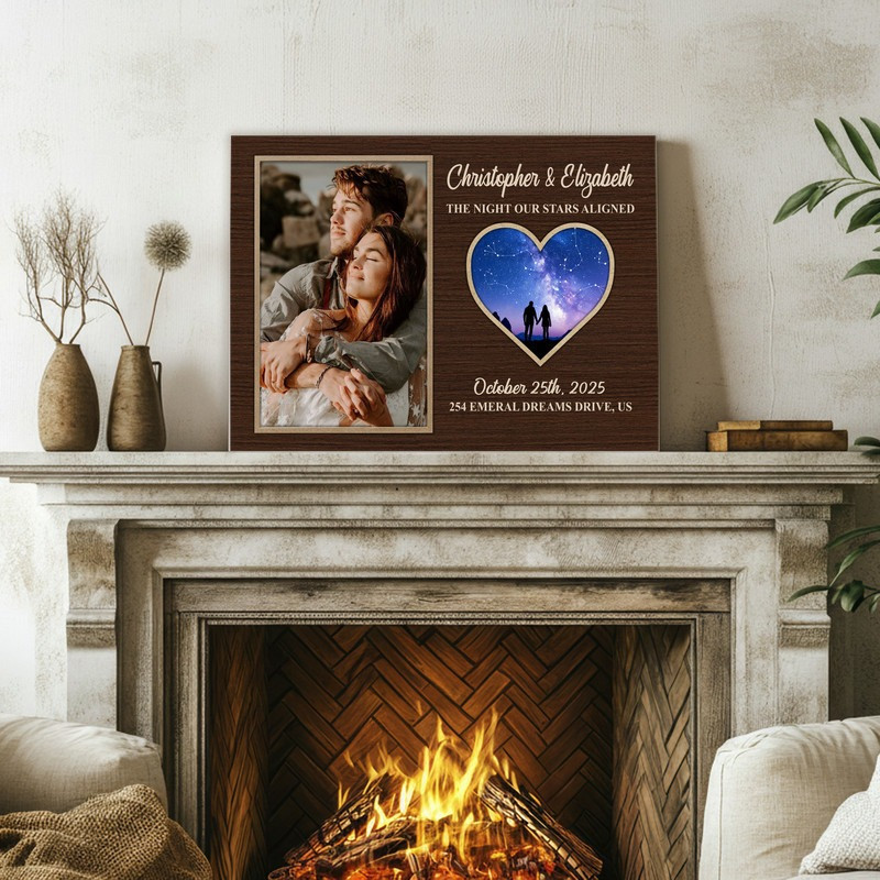 Personalized date print for anniversary