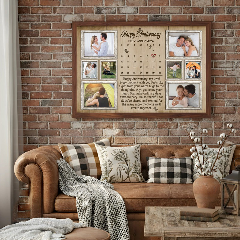 Romantic quote canvas for living room