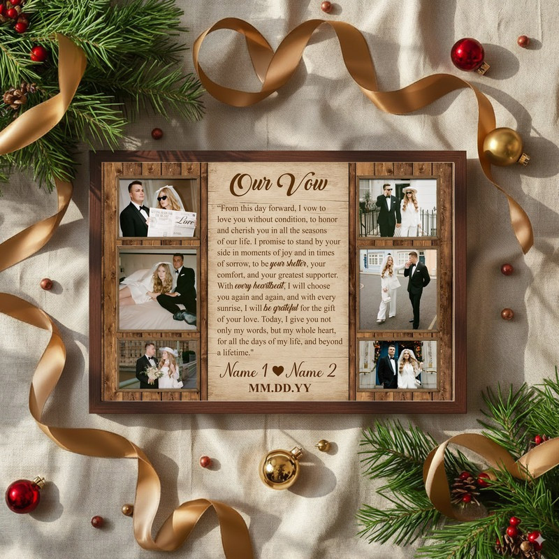 Farmhouse wood sign gift for couples