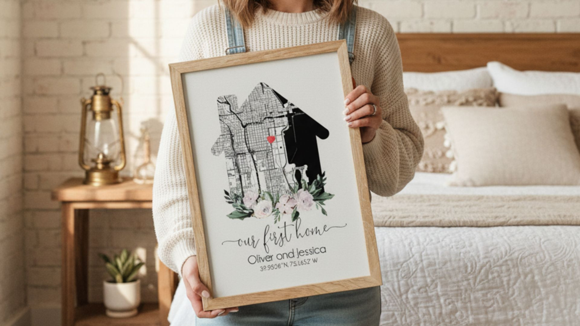 Hero couple wall art for anniversaries