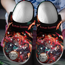 Demon Slayer Anime Cartoon Crocs Crocband Clogs Shoes