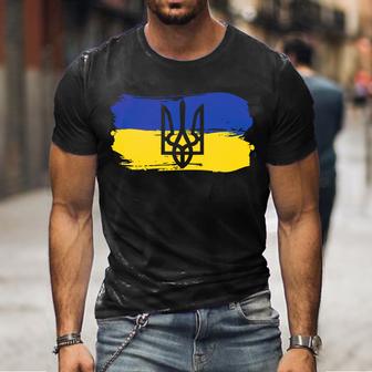 Ukraine Trident Patriotic Coat Of Arms T Shirt - Seseable