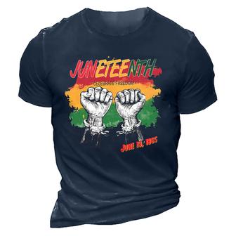 Juneteenth Celebrate Freedom Men's T-shirt - Seseable
