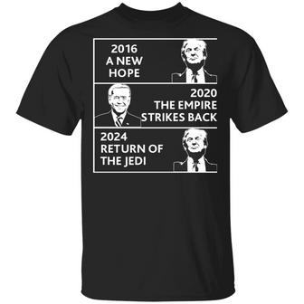 2016 A New Hope 2020 The Empire Strikes Back Tr*Mp B*Den T-Shirt - Thegiftio UK