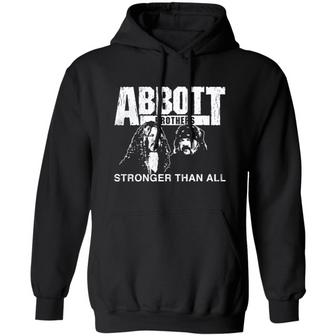 Abbott Brothers Stronger Than All Graphic Design Printed Casual Daily Basic Hoodie - Thegiftio UK