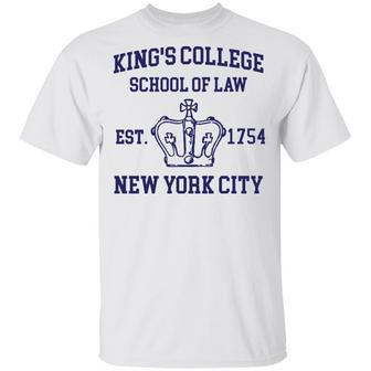Alexander Hamilton King's College School Of Law Est 1954 New York City T-Shirt - Thegiftio UK