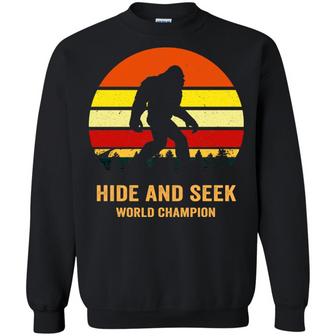 Bigfoot Hide And Seek World Champion Graphic Design Printed Casual Daily Basic Sweatshirt - Thegiftio UK
