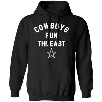 Cowboys Run The East Graphic Design Printed Casual Daily Basic Hoodie - Thegiftio UK