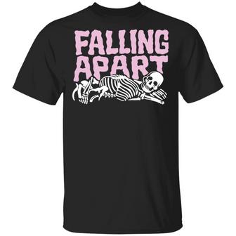 Falling Apart Skeleton T-Shirt - Thegiftio