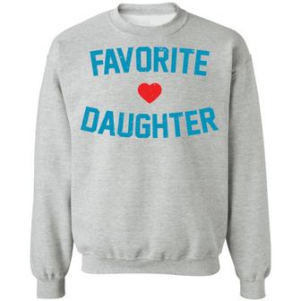 Favorite Love Daughter Graphic Design Printed Casual Daily Basic Sweatshirt - Thegiftio UK