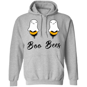 Halloween Boo Bees Graphic Design Printed Casual Daily Basic Hoodie - Thegiftio UK