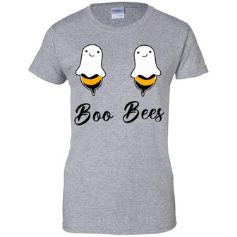 Halloween Boo Bees Graphic Design Printed Casual Daily Basic Women T-shirt - Thegiftio UK