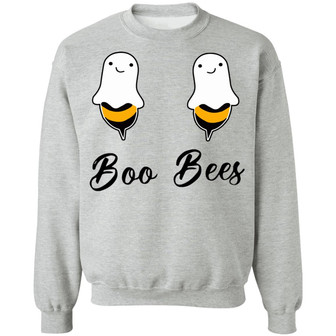 Halloween Boo Bees Graphic Design Printed Casual Daily Basic Sweatshirt - Thegiftio UK