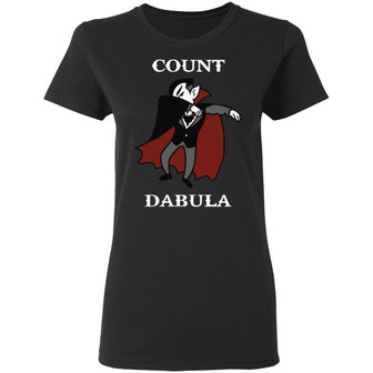 Halloween Count Dabula Dab Graphic Design Printed Casual Daily Basic Women T-shirt - Thegiftio UK
