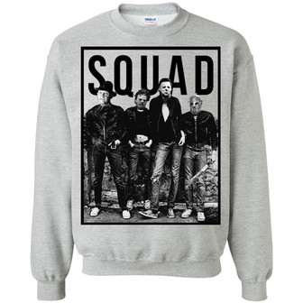 Halloween Horror Movie Squad Graphic Design Printed Casual Daily Basic Sweatshirt - Thegiftio UK