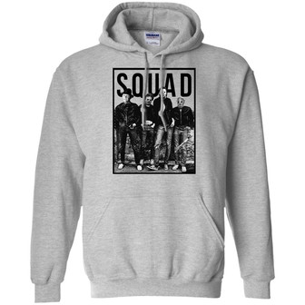 Halloween Horror Movie Squad Graphic Design Printed Casual Daily Basic Hoodie - Thegiftio UK